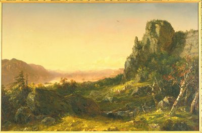 Felsige Landschaft, 1853 von John Frederick Kensett